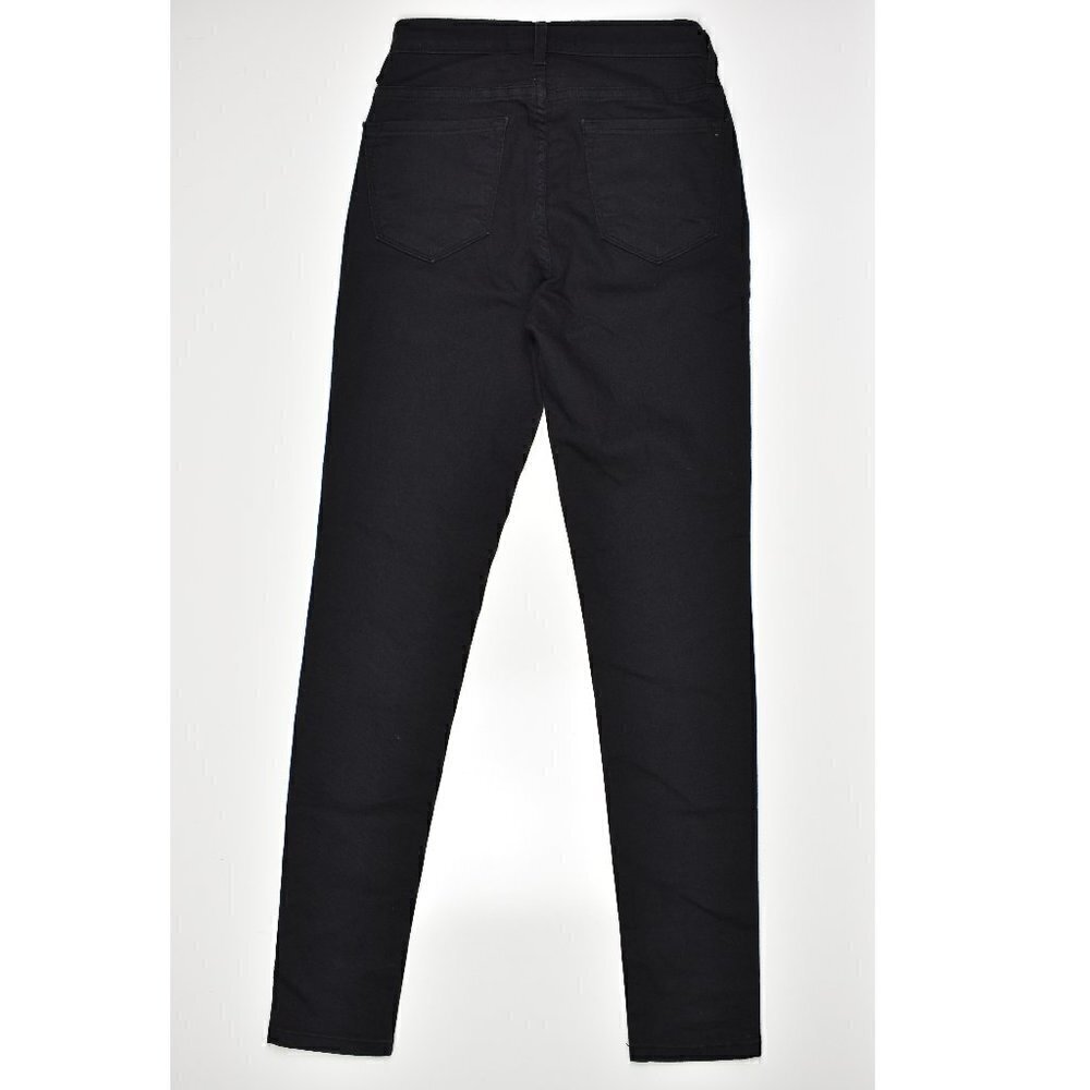 KanCan Perforated High Rise Skinny Black Jeans 5/26 - Picture 4 of 8